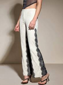 SHEINNeu Women's Summer  Lace Pants