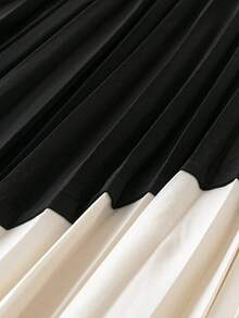 Celure Váy xếp li khối màu cỡ lớn - Nhiều màu - Xem 3