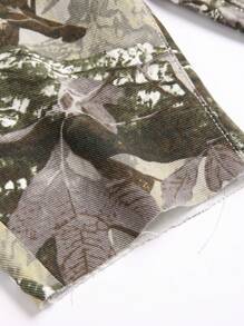 Boys' Fashion Denim Printed Shorts, Summer - Multicolor - View 6