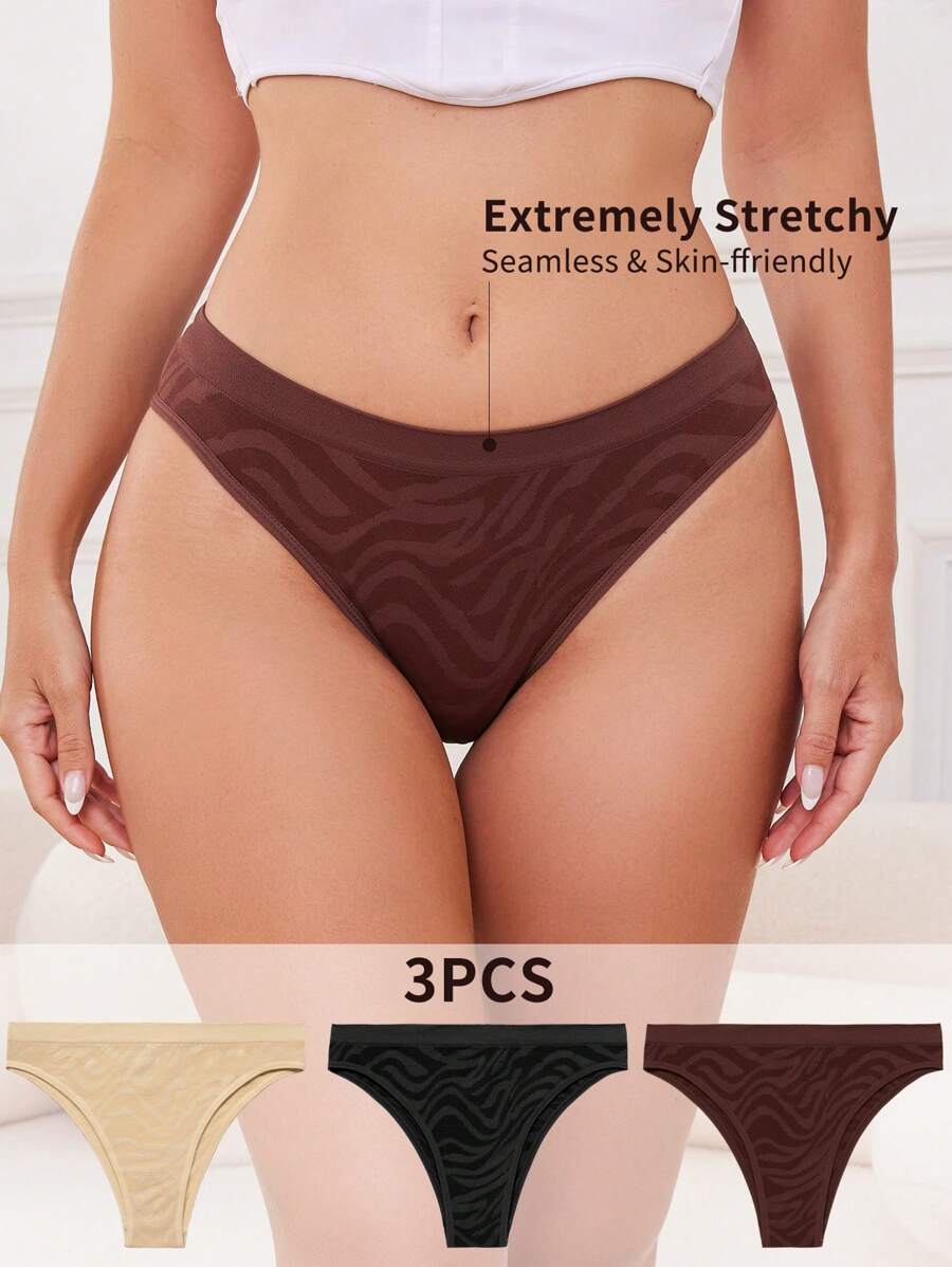 Women Brazilian Pants (Set Of 3) - Multicolor - View 1