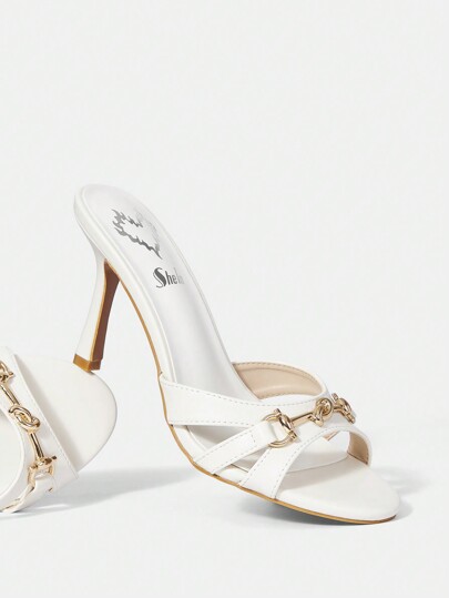 CUCCOO BIZCHIC Fashionable High Heel Sandals For Women, Suitable For Daily Wear Vacation Shoes Summer Christmas Fall New Year Holiday