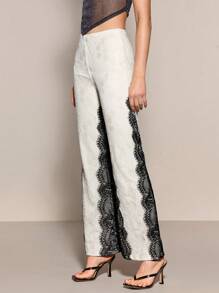 SHEINNeu Women's Summer  Lace Pants