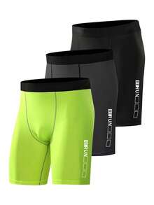 Quần legging thể thao in chữ tương phản phong cách bạn trai dành cho nam - Nhiều màu - Xem 1