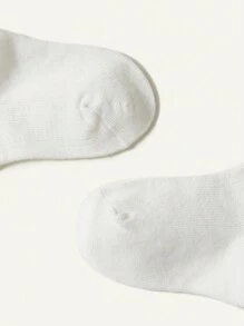 Cozy Pixies 2pairs Cute Rabbit & Mushroom Design Baby Lace Socks, White - Multicolor - View 6