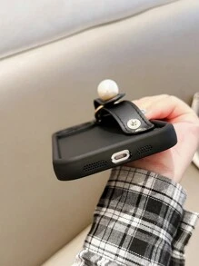Cao Cây tre Trân châu Vòng tay Apple Ốp lưng & bao da điện thoại - màu đen - Xem 3
