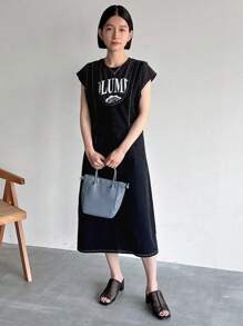 FRIFUL 女士开叉牛仔连衣裙，适合夏季太阳裙