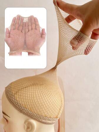 1 Pieza Gorra Para Peluca Amarilla, Adecuado Para Llevar Pelucas, Estilo Unisex Para Halloween, Navidad, Fiesta, Cosplay