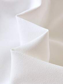 SHEIN Pantalones Capri de pierna ancha blanco casual para chica adolescente para uso diario y en el trabajo