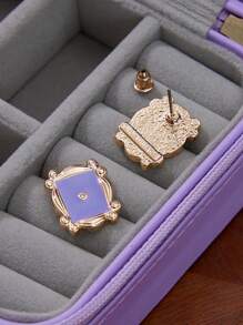 FRIENDS X SHEIN 3pairs/Set Stud Earring Set - Multicolor - View 8