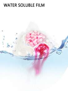 1盒洗衣皂莢,3合1洗衣莢,默認40枚入,3個不同的儲層,植物花卉和水果香味,旅行洗衣皂,去污劑,亮白衣物