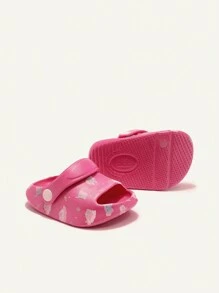 Cozy Pixies Sandalias Lindas Duraderas Suaves Antideslizantes En Forma De Elefante Con Diseño De Orificios Para Bebés - Rosa Fucsia - Ver 7