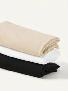 Cozy Pixies 3pcs/Pack Infants' Simple Three-Color Thin Pantyhose For Summer Wear