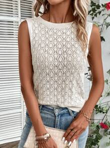 Breezaya Women Sleeveless Knitted Sweater Vest
