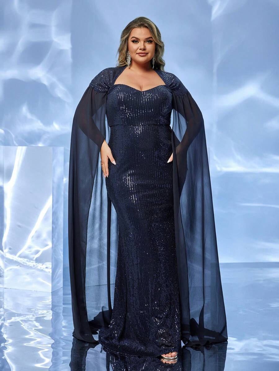 Damen-Tüllumhang Mit Kapuze – Langer Mesh-Umhang Für Halloween, Cosplay & Hochzeiten