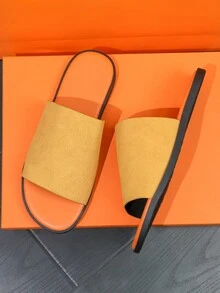 Dép Nam 2024 Mùa Xuân Và Mùa Hè Mới Chịu Mài Mòn Giày Đi Biển Giải Trí Bên Ngoài Dép Có Đế Mềm Và chức Năng Chống Trượt - Màu vàng - Xem 8