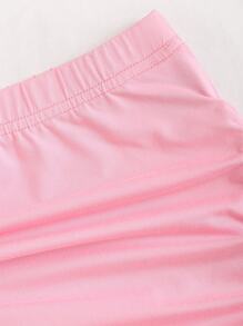 EgrlEra Women's Black Y2K Sexy Sequins 2pcs Deep V-Neck Tie Front Camisole & Mini Skirt Set. Suitable For New Year's Eve Parties, Valentine's Date Nights And Any Party Occasions. Cute And Flattering. - Pink - View 6