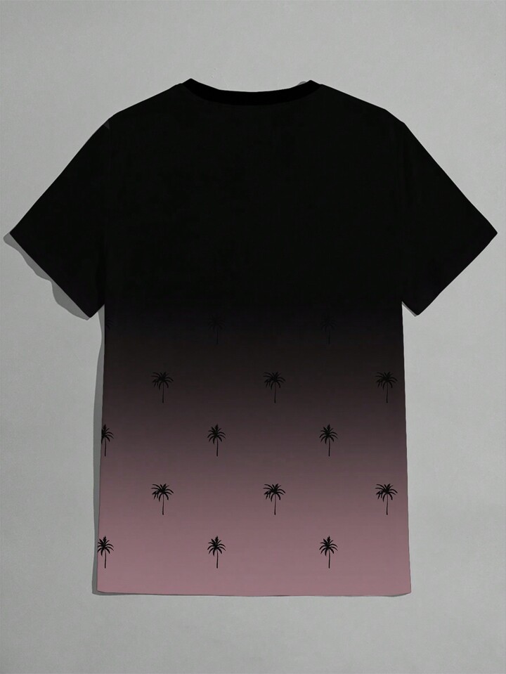 Manfinity Homme Men Fashionable Short-Sleeved T-Shirt With