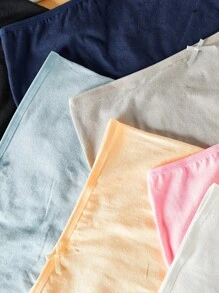 Paquete de 7 Ropa interior de moda de talla grande para mujeres de color sólido - Multicolor - Ver 4
