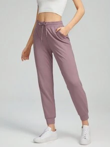 GLOWMODE 27'' Cloudknit Regular Fit Full Length Joggers Drawstring Pocket Daily Casual