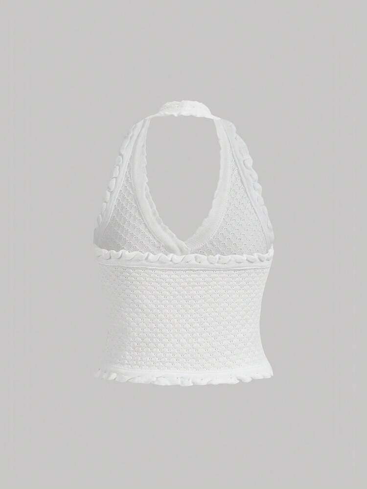 Women Casual Halter Neck Top