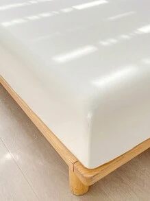 1件装简约纯色舒适单人床笠