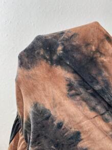 SHEIN VCAY Vacation Tie-Dye Print Strapless Summer Women Romper