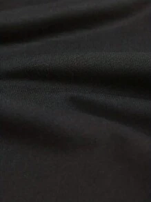 Manfinity Homme Men Casual Daily Wear Spring/Summer Short Sleeve T-Shirt And Shorts Set With Bear Print - Black - View 7