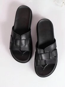 Women Outdoor Leisure Thick-Soled Black Sandals For Summer,Travel Essential - Black - View 6