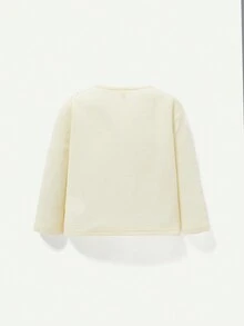 Cozy Pixies 男嬰2入組字母補丁細節袋鼠口袋T恤 - 黑與白 - 查看 3