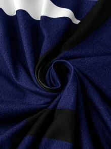 SHEIN LUNE 大碼露肩蕾絲拼接連衣裙 - 彩色 - 查看 5