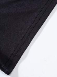 Manfinity Homme Camiseta de manga corta para hombres con impresión de letra y degradado para el verano - Multicolor - Ver 5