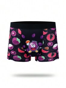 Men's Bamboo Print Boxer Briefs - Multicolor - View 1