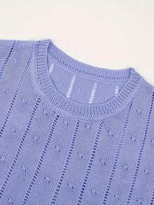 New Arrival Fashionable Round Neck Casual Knit Pullover For Vacation