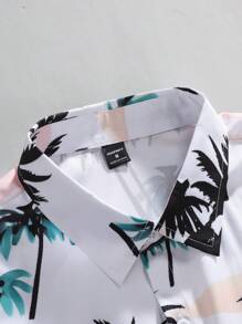 Manfinity RSRT Men\ Short Sleeve Holiday-Style Shirt - Multicolor - View 5