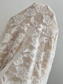 Chiquease Two-Piece Set For Women Summer: Asymmetrical Lace Strapless Top And Fish Tail Skirt