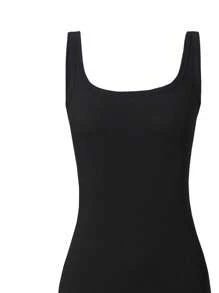 SHEIN Sparklyn Tween Girl Sleeveless Dress With Ribbed Texture