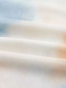 SHEIN Essnce Casual Summer Tanks Tie Dye Ruched Strapless Crop Top White Top Going Out Tops Summer Shirts Summer Fits