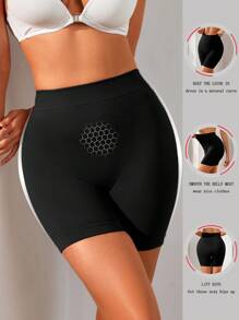 Seamless Women Shapewear Pants 1pc - Black - View 4