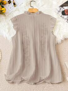 Breezaya Chemise d'été bohème sans manches grande taille avec bretelles, design de broderie florale pour blouse de voyage en vacances