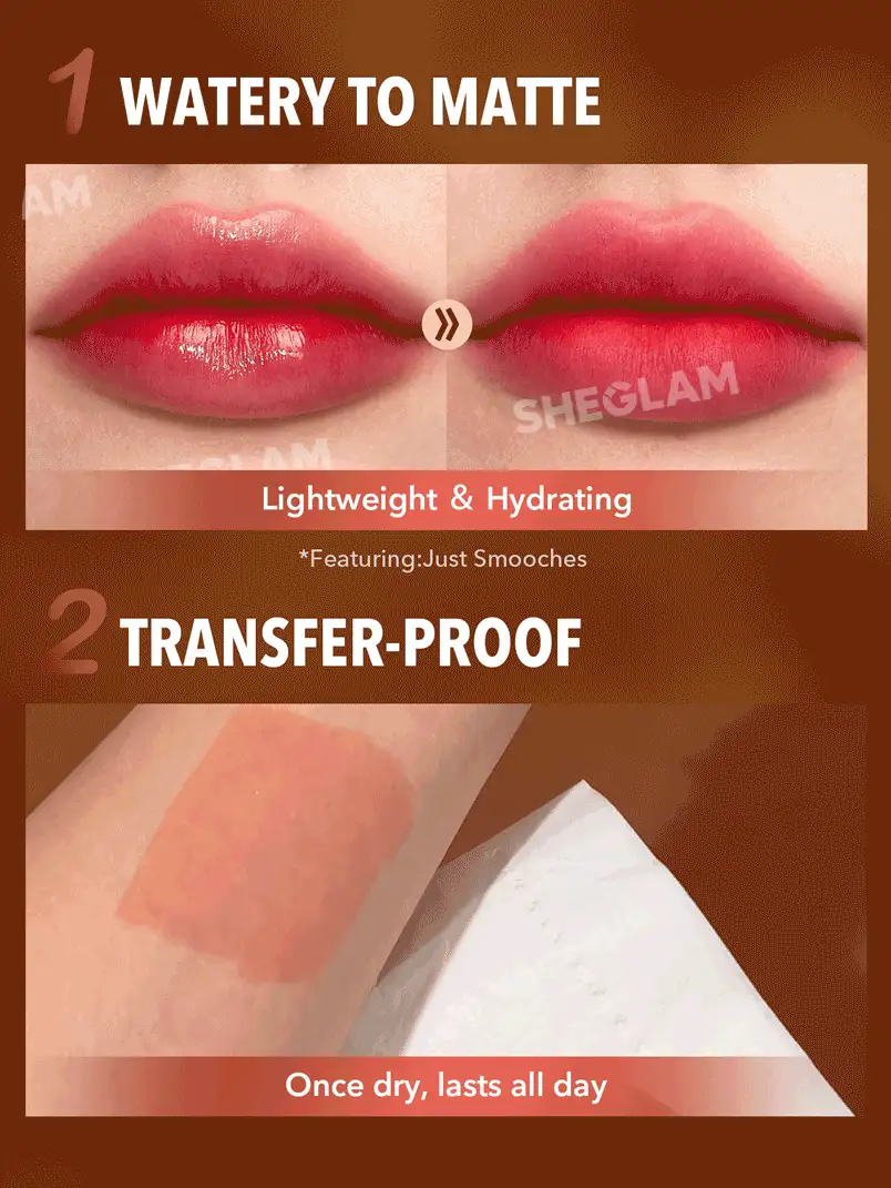SHEGLAM Rouge à LèVres Liquide Soft Haze Lip Blur-Just Smooches, 6 Couleurs, ImperméAble, Mat, Anti-Transfert, Longue Tenue Remise De DiplôMe Anniversaire Vacances Haut ÉTé Automne Y2K ÉLéGant Mode Femmes Marque Maquillage CosméTique Beauté Visage FêTe Plage Voyage Camping Rituals Plein Air ÉCole Campus Excursion Festivals DéCoration Cadeau PréSent Rose Fille Cosplay Jeux Meilleur Couleur Charme Ambiance