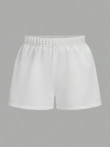 Bộ 3 quần short tối giản màu trơn cỡ lớn dành cho nữ - Nhiều màu - Xem 5