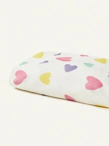 Cozy Pixies 1 件 Cozy Cub Rainbow Heart 柔软亲肤床笠，Oeko-Tex 认证，夏季 - 彩色 - 查看 4