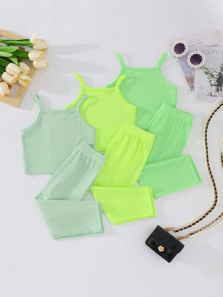 Multicolor Candy Themed Baby Girl Outfit Set