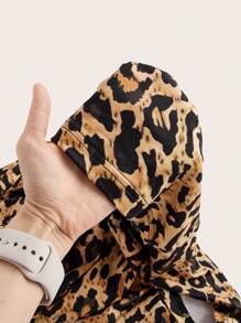 Slaydiva Sexy Leopard Print Sleeveless Bodycon Spaghetti Strap Dress-E - Multicolor - View 6