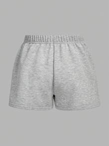 Bộ 3 quần short tối giản màu trơn cỡ lớn dành cho nữ - Nhiều màu - Xem 8
