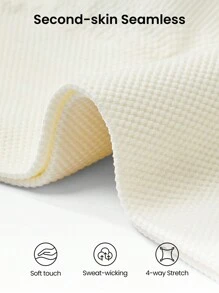 GLOWMODE Sujetadores Deportivos Para Mujer - Beis - Ver 5