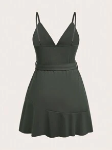 VARSIVA Pechera Básica Para Tenis Y Cinturón Con Vestido - Verde - Ver 2