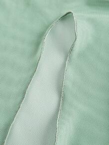 ROMWE Fairycore 女士优雅骷髅花朵低胸修身鱼尾下摆连衣裙