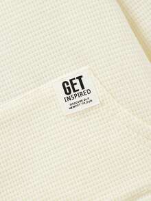 Cozy Pixies 男嬰2入組字母補丁細節袋鼠口袋T恤 - 黑與白 - 查看 8