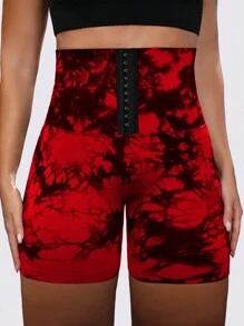 Yoga Basic Của phụ nữ Kích thước lớn Liền mạch Kiểm soát bụng & Nâng mông Thể thao Quần short - Nhiều màu - Xem 5